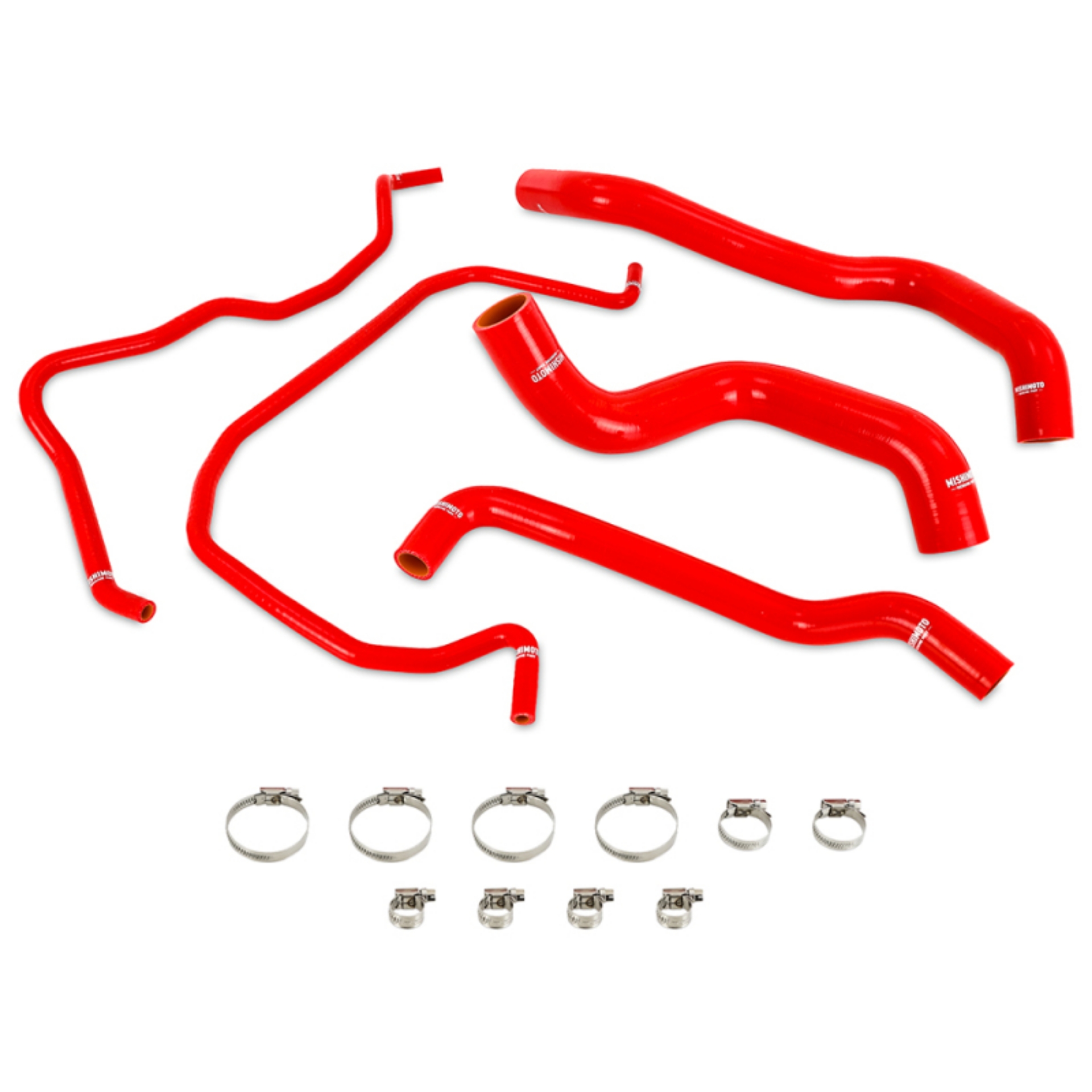 Picture of Mishimoto 2019+ Chevrolet Silverado 1500 Silicone Hose Kit - Red