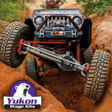 Picture of Yukon Gear 18-23 Jeep JL & JT M220 Rear-M210 Front Stage 2 Gear Kit Package 5-38 RATIO w- F&R Covers