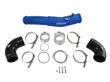 Picture of aFe 20-21 BMW Z4 M40i G29 L6-3-0L t B58 BladeRunner 2-1-2in to 3in Hot-Side Charge Pipe - Blue