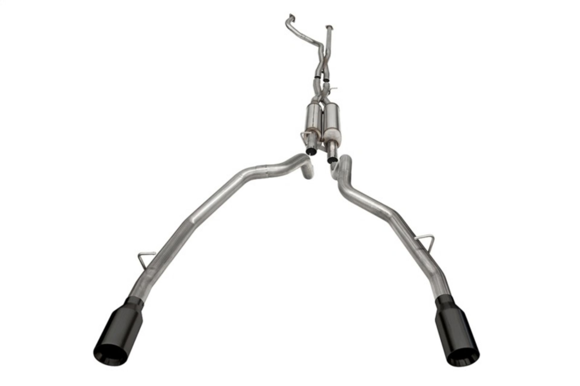 Picture of Corsa 2021-2024 Dodge Ram TRX Crew Cab Xtreme Catback Exhaust Dual Rear Black Tip