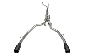 Picture of Corsa 2021-2024 Dodge Ram TRX Crew Cab Xtreme Catback Exhaust Dual Rear Black Tip