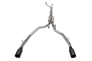Picture of Corsa 2021-2024 Dodge Ram TRX Crew Cab Xtreme Catback Exhaust Dual Rear Black Tip