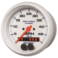 Picture of Autometer Marine White 3 3-8in 50MPH GPS Speedometer Gauge