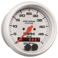 Picture of Autometer Marine White 3 3-8in 50MPH GPS Speedometer Gauge
