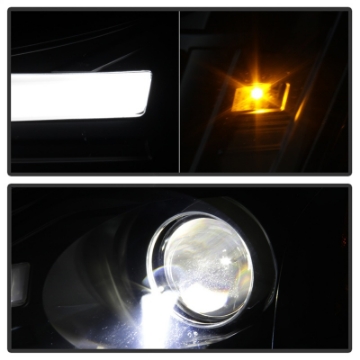 Picture of Spyder 04-15 Nissan Titan High-Power LED Module Equipped Headlights - Black PRO-YD-NTI04PL-BK