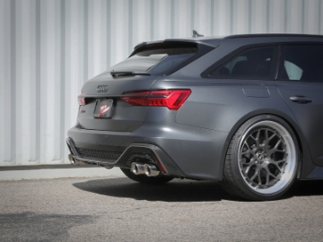 Picture of aFe 20-22 Audi RS6 Avant V8 4Ltt MACH Force-Xp 3in to 2-5in 304 SS Cat-Back Exhaust w-Polished Tip