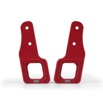Picture of Borne Off-Road 2017+ Ford Raptor - 2009+ Ford F150 Borne Off-Road Billet Tow Hooks - Red