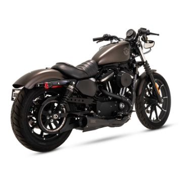 Picture of Vance & Hines 14-22 Sportsters Stainless 2-1 Upsweep Exhaust - Black