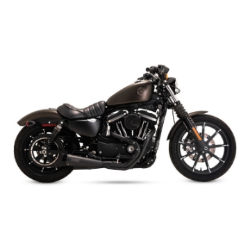 Picture of Vance & Hines 14-22 Sportsters Stainless 2-1 Upsweep Exhaust - Black