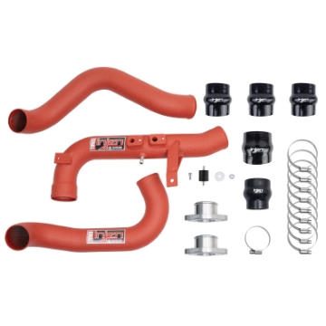 Picture of Injen 22-23 Honda-Acura Civic-Si-Integra 1-5L Turbo Aluminum Intercooler Pipe Kit - Wrinkle Red