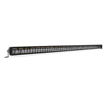 Picture of Go Rhino Universal Blackout Combo Series 50in Double Row LED Light Bar w- Amber Lighting - Black