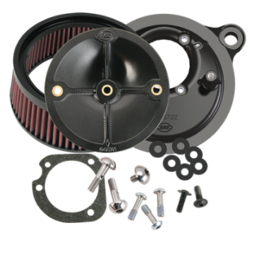 Picture of S&S Cycle 01-15 Fuel-Injector Softail Models Stealth Air Cleaner Kit w-o Cover