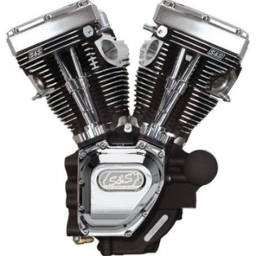 Picture of S&S Cycle 06-17 Dyna T143 Engine - Wrinkle Black