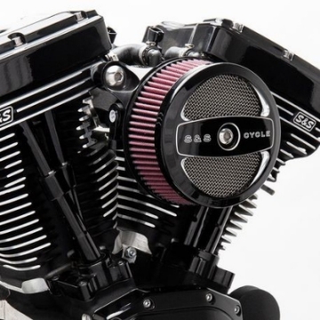 Picture of S&S Cycle 2007+ XL Sportster Models w- Stock EFI Stealth Air Cleaner Kit w- Air 1 Cover