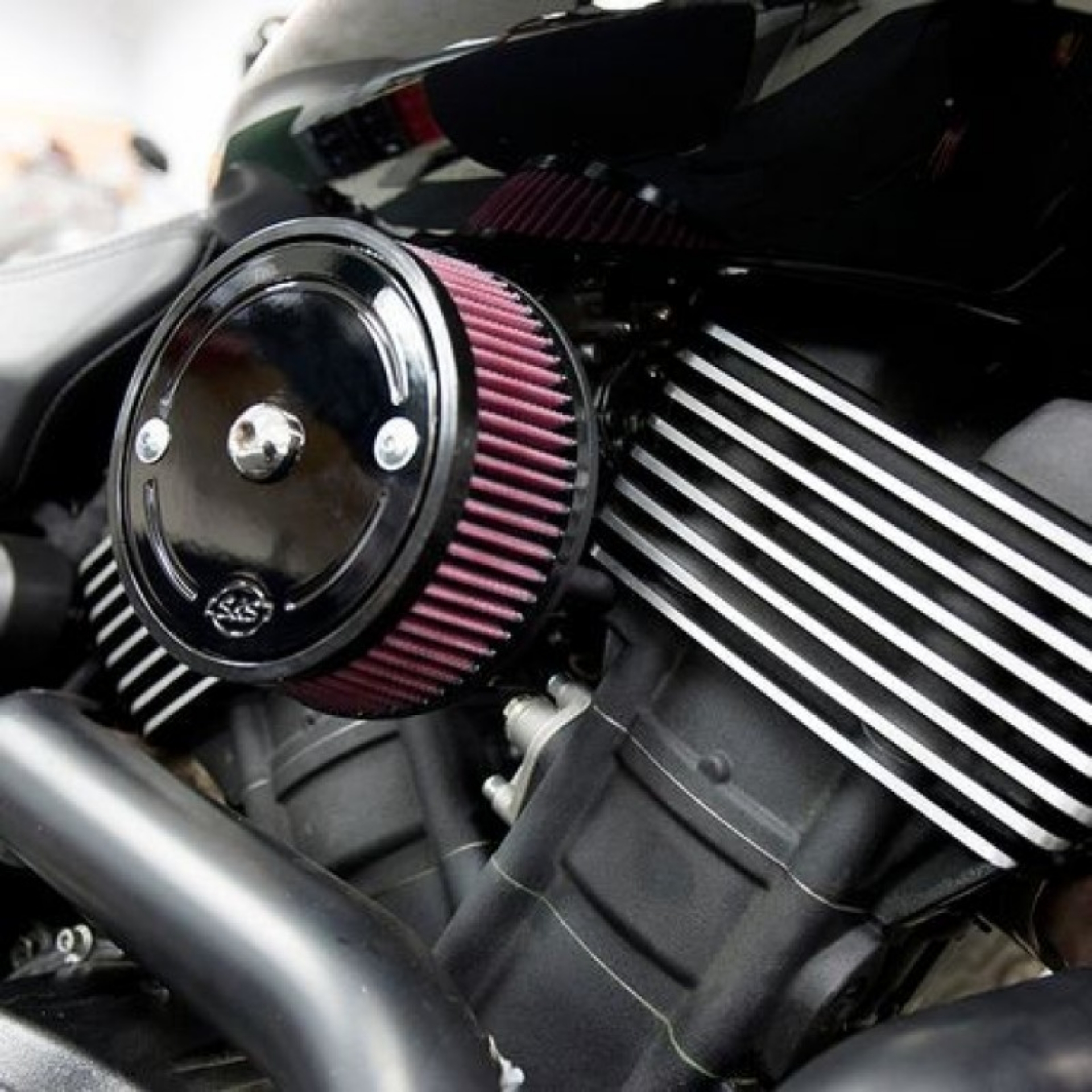 Picture of S&S Cycle 2014+ Street Stealth Air Cleaner Kit