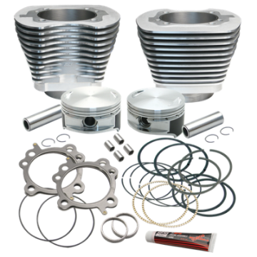 Picture of S&S Cycle 99-16 BT Replacement 3-7-8in Bore Cylinder & Piston Kit For S&S 106in Stroker Kit - Silver