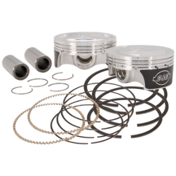 Picture of S&S Cycle 2007+ BT 3-7-8in x 4-3-8in Piston Set - Standard