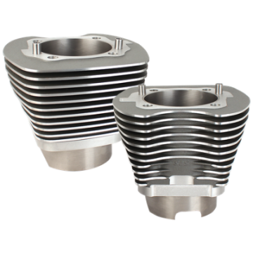 Picture of S&S Cycle 07-16 BT 4-1-8in Bore Cylinder Set For 124in & 124in Dish - Stone Gray