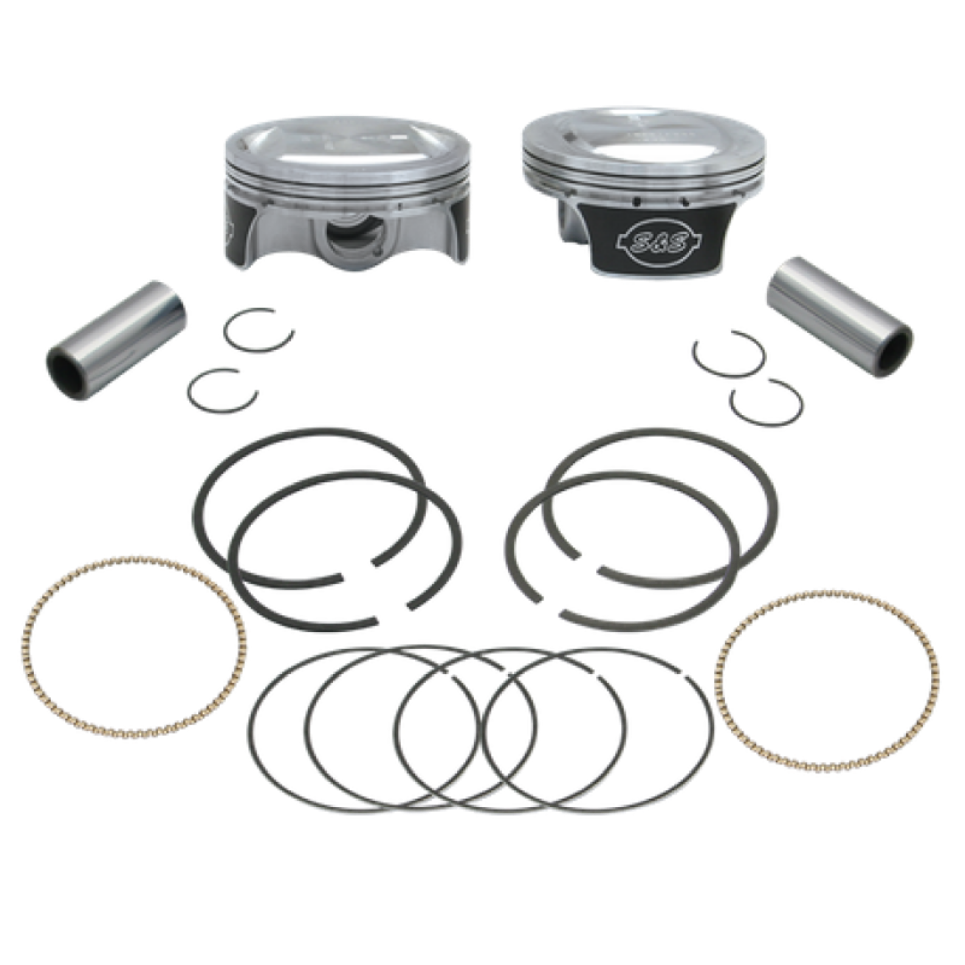 Picture of S&S Cycle 2007+ BT 4in Piston Ring Set - -010in