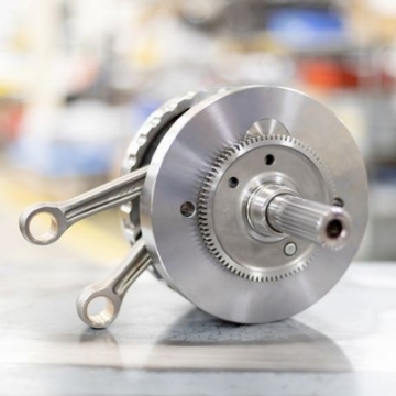 Picture of S&S Cycle 2017 M8 Models 4-3-8in Stroke Flywheel w- Full Width Rods & Balancer Gear
