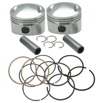 Picture of S&S Cycle 36-84 BT 3-5-8in Piston Set - -010in