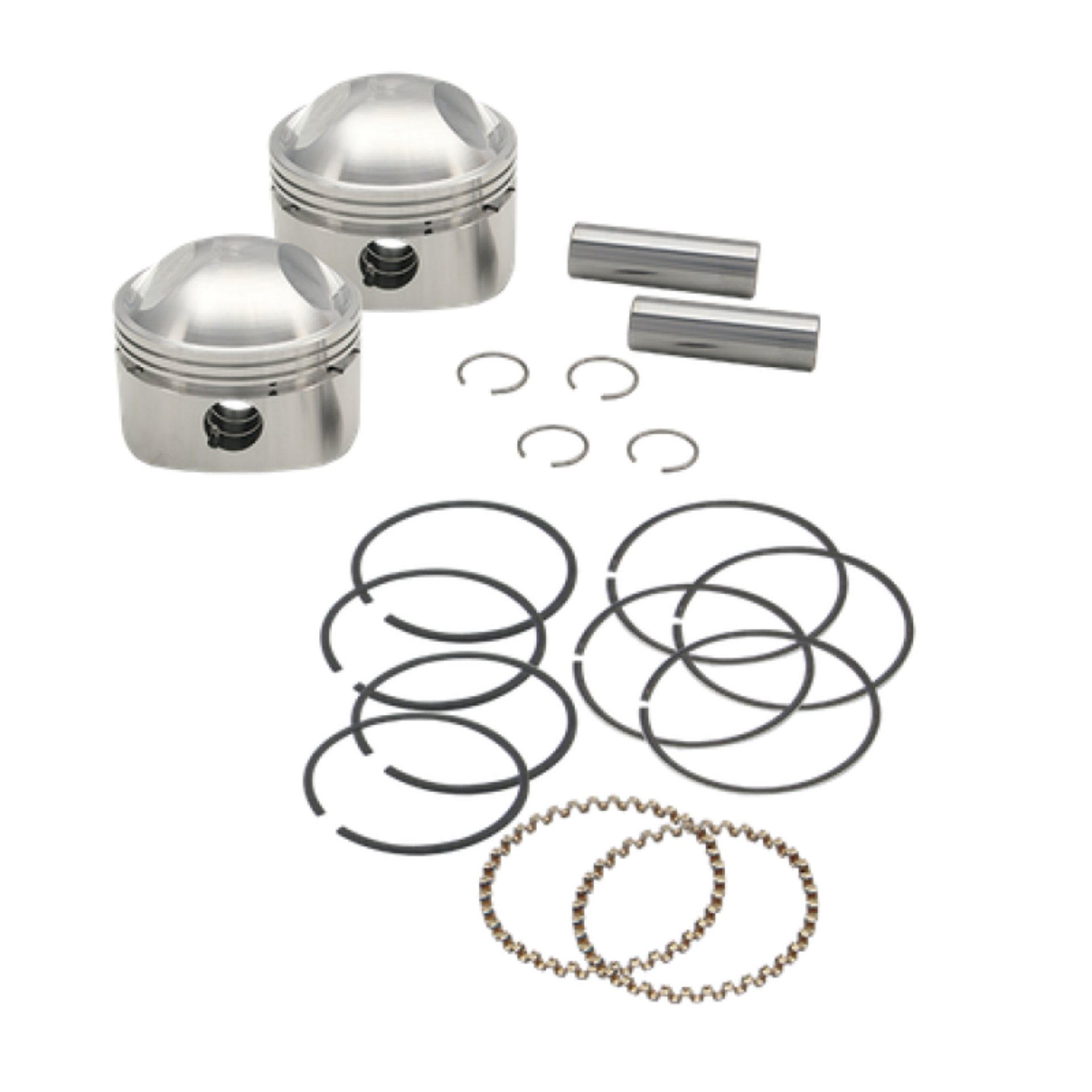 Picture of S&S Cycle 36-84 BT 3-7-16in x Up To 4-3-4in Stroke HC Piston Set - -020in