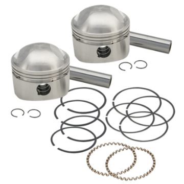 Picture of S&S Cycle 36-84 BT 3-7-16in x Up To 4-3-4in Stroke HC Piston Set - Standard