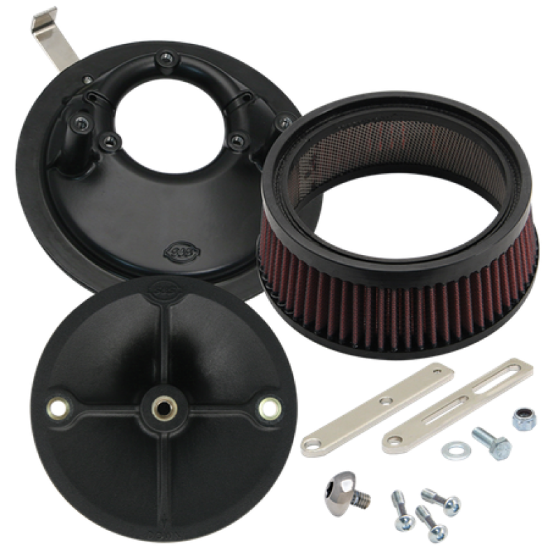 Picture of S&S Cycle 36-92 BT-57-90 Sportster Models w- Super E-G Carbs Universal Stealth Air Cleaner Kit