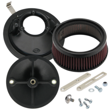 Picture of S&S Cycle 36-92 BT-57-90 Sportster Models w- Super E-G Carbs Universal Stealth Air Cleaner Kit