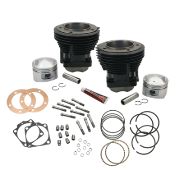Picture of S&S Cycle 66-84 BT 93in Standard Compression 3-5-8in Big Bore Cylinder & Piston Kit - Gloss Black