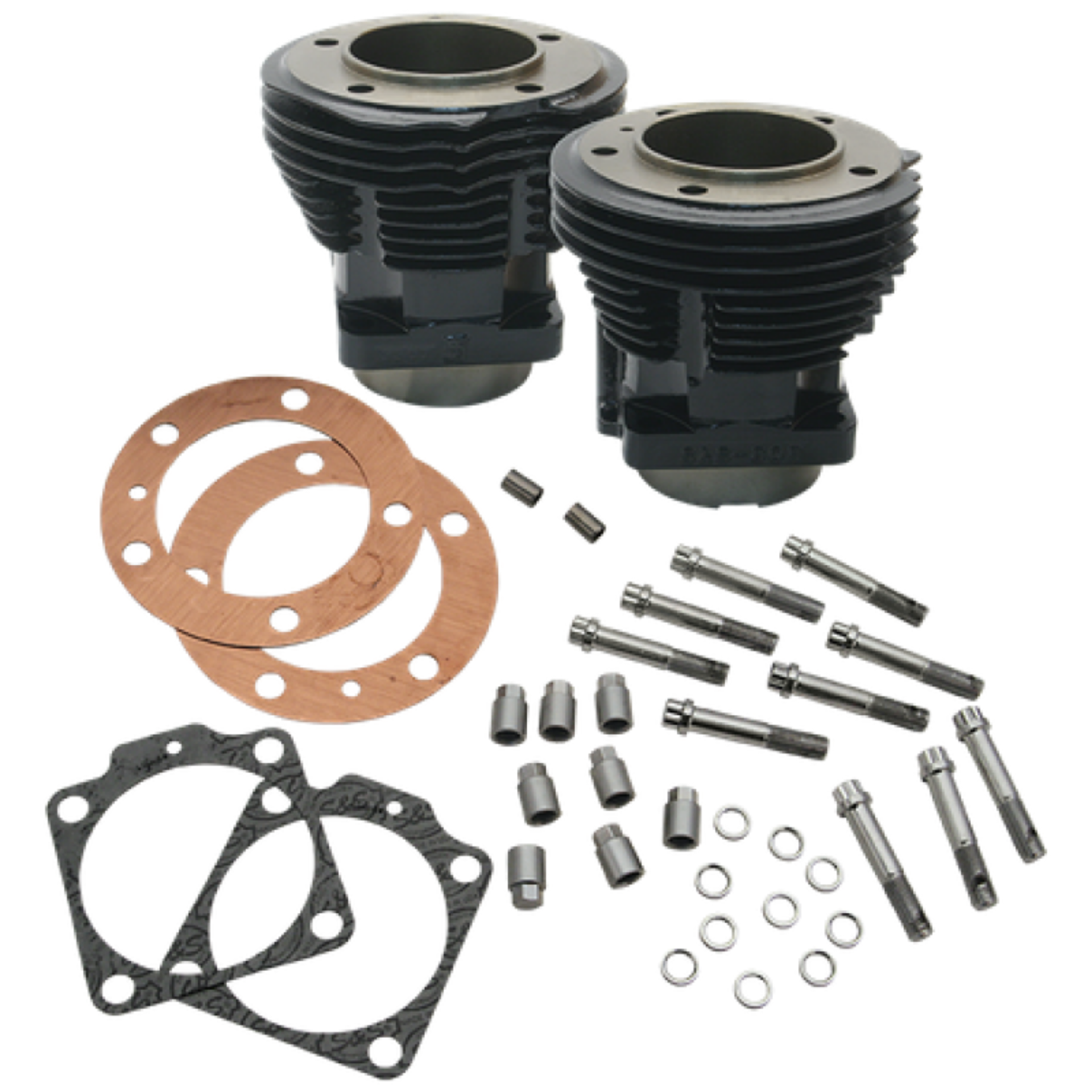 Picture of S&S Cycle 66-78 74in BT & Stock Bore Strokers 3-7-16in Bore Cylinders - Gloss Black