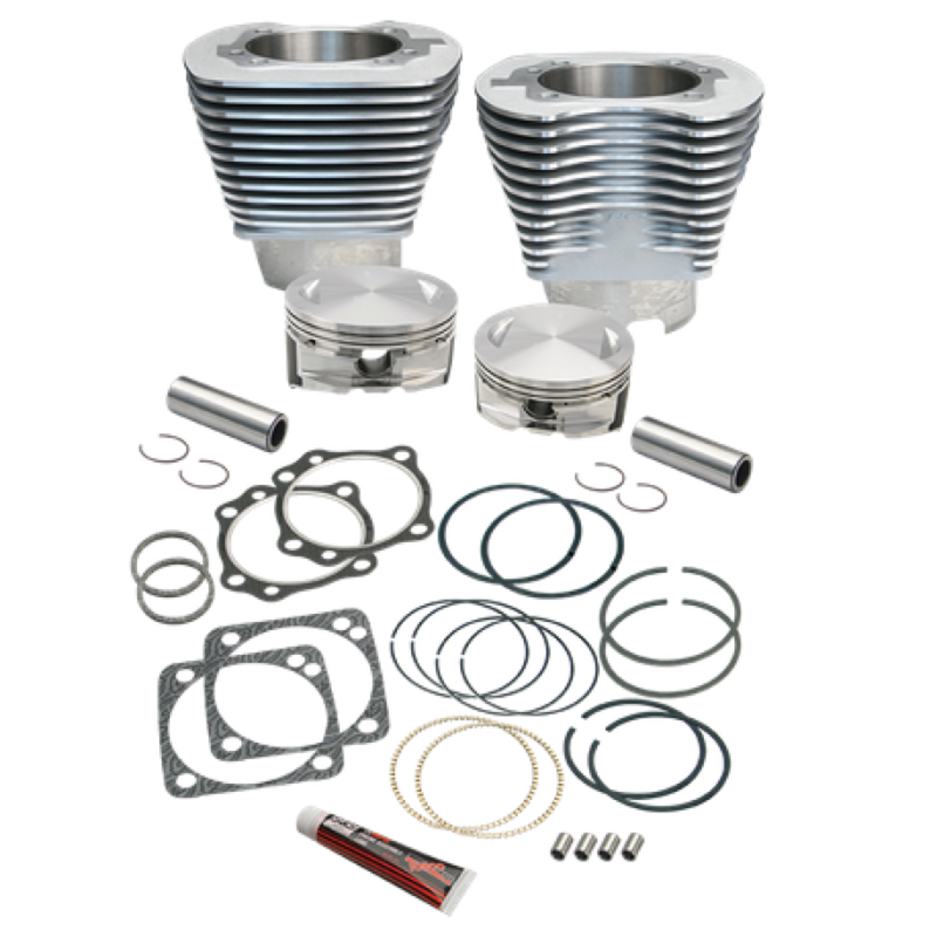Picture of S&S Cycle 84-99 BT 4 1-8in Bore Cylinder & Pistons Kit For S&S V124 Engine - Natural
