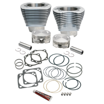 Picture of S&S Cycle 84-99 BT 4 1-8in Bore Cylinder & Pistons Kit For S&S V124 Engine - Natural