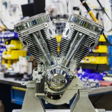 Picture of S&S Cycle 84-99 BT V111 Long Block Engine - Natural