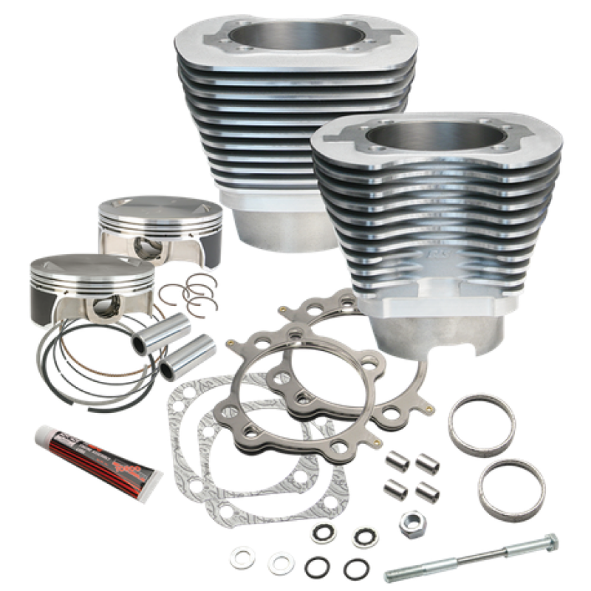 Picture of S&S Cycle 07-17 BT 117in Big Bore Cylinder Kit - Silver