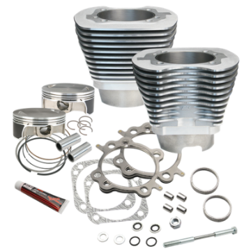 Picture of S&S Cycle 07-17 BT 117in Big Bore Cylinder Kit - Silver