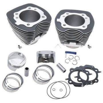 Picture of S&S Cycle 99-06 BT 98in Bolt-In Big Bore Kit - Wrinkle Black