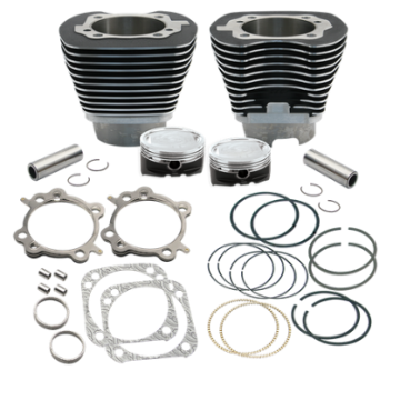 Picture of S&S Cycle 99-06 BT 4 1-8in Low Compression Bore Cylinder & Pistons Kit For 124in Hot Set Up Kit
