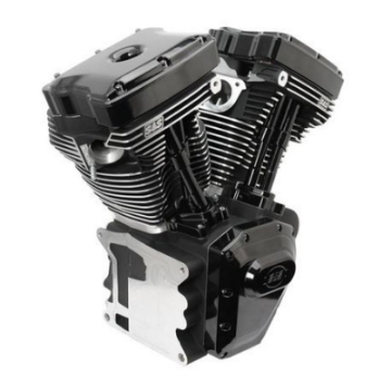 Picture of S&S Cycle 99-06 BT T143 Black Edition Longblock Engine - 635 GE Cams