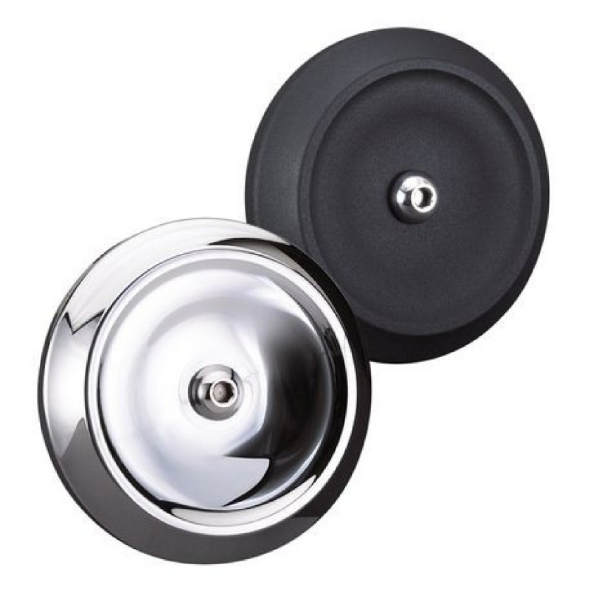 Picture of S&S Cycle Dished Bobber Air Cleaner Cover w- Machined Highlights  - Chrome