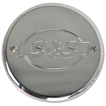 Picture of S&S Cycle 14-16 Indian Touring Models Chrome Billet S&S Logo Cover For S&S Air Cleaner