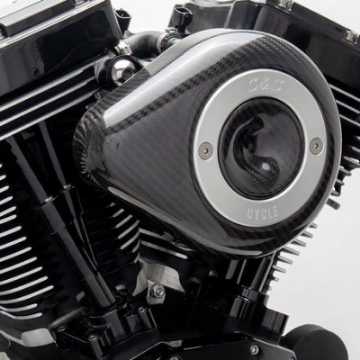 Picture of S&S Cycle Air Cleaner Cover For All Stealth Applications - Carbon Fiber