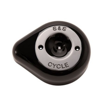 Picture of S&S Cycle Stealth Applications Teardrop Air Cleaner Cover - Gloss Black