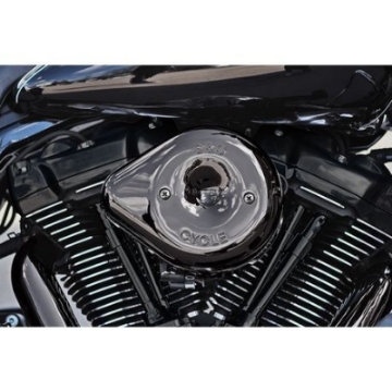 Picture of S&S Cycle Lava Stealth Teardrop Air Cleaner Cover - Chrome