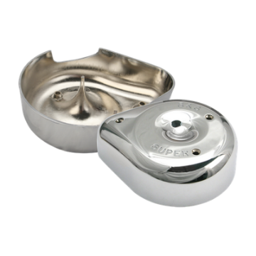 Picture of S&S Cycle 66-84 BT w- 5 Gal Tanks Notched Teardrop Air Cleaner Cover For Super E-G Carbs