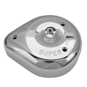 Picture of S&S Cycle Teardrop Chrome Air Cleaner Cover For S&S Super E-G Carbs