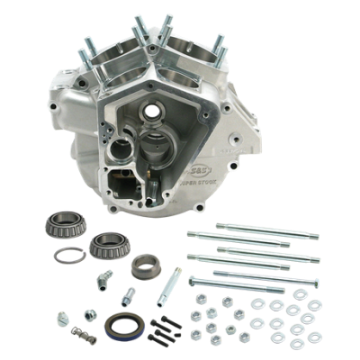 Picture of S&S Cycle 70-84 BT w- 3-5-8in Bore Super Stock Alternator Style Crankcase - Natural