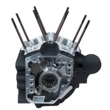 Picture of S&S Cycle 06-17 Dyna Models w- Stock Bore Alternator Style Crankcase - Wrinkle Black