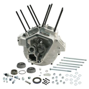 Picture of S&S Cycle 92-99 BT w- Stock Bore Super Stock Alternator Style Crankcase - Natural