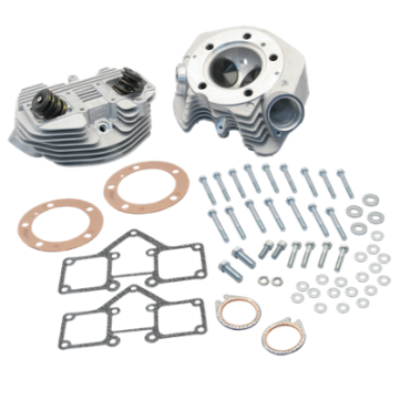 Picture of S&S Cycle 66-78 BT Super Stock 3-5-8in Bore O-Ring Style Dual Plug Cylinder Head Kit - Natural